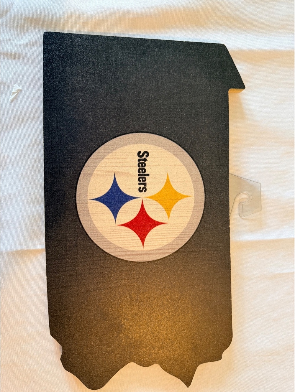Pittsburgh Steelers NFL Pennsylvania State Shaped Wall Plaque Sign  USA